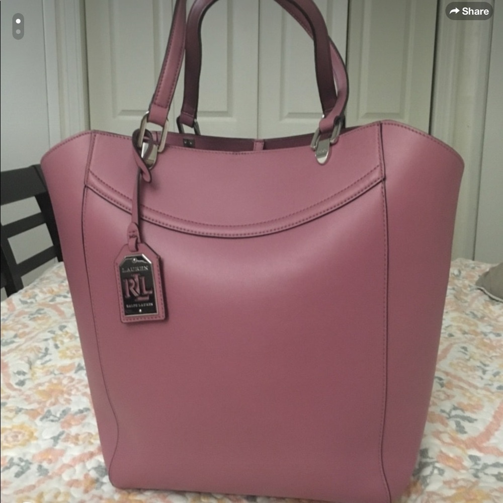 Ralph Lauren Pink Tote